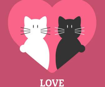 L'amour Dans Le Cœur Du Chat Noir