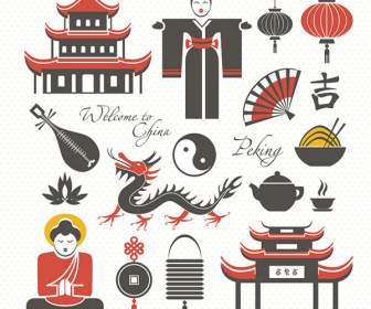 Lovely Chinese Element Icons