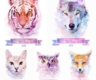 Lovely Watercolor Animals
