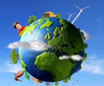 low carbon living public interest environmental psd material