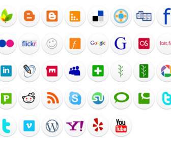 Icono De Medios Sociales Web Logo