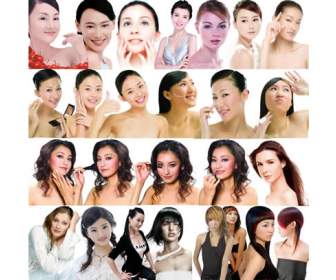 Psd De Personagens Femininas De Cabelo Maquiagem