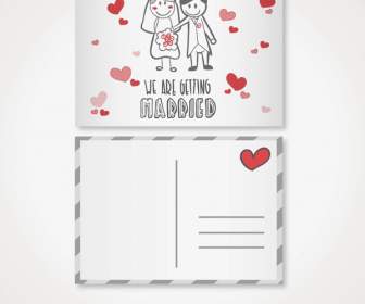 Sposato Storia D'amore Cartoline