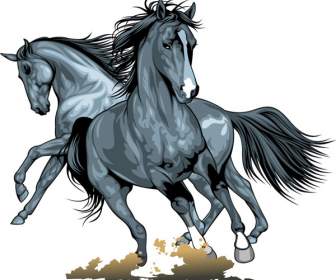 メルセデス ベンツ黒い馬