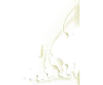 Milk Flowers Psd Material