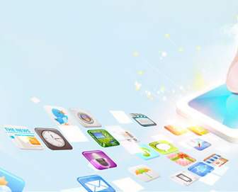 mobile app software promote psd material