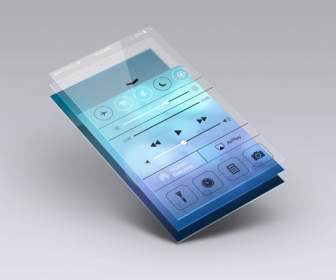 mobile phone interface design psd material