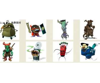 Monster-Cartoon PNG-icons