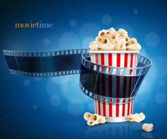 Motion Picture Films And Popcorn