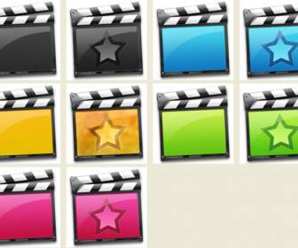 movie clapboard png icons
