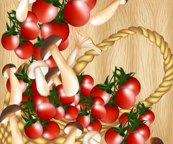 Champignons Und Tomaten