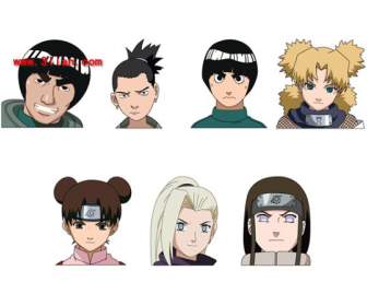 Naruto Karakter Emoticon