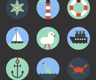 ícones De Navegação Elemento