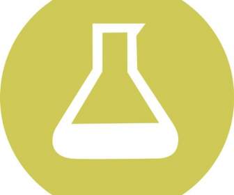 Iconos De Fondo Neutro Botella Química