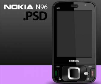 ノキア N96 携帯電話 Psd 素材
