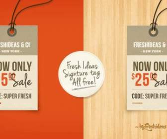 on site price labels psd layered