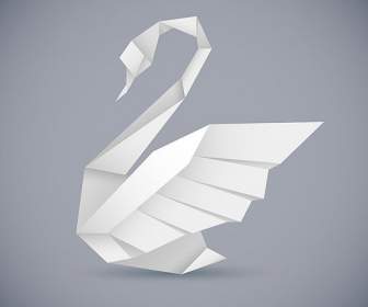 Cisne De Origami