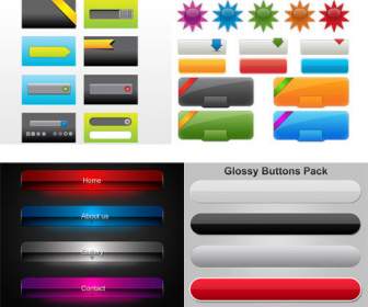 page decoration elements psd material