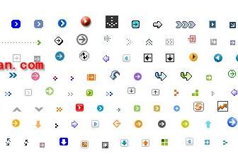 page up and down small icons