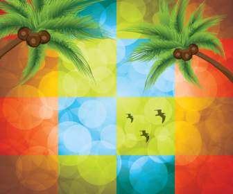 Palm Tree Color Creative Backgrounds