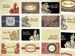 Pattern Business Cards Templates Panel