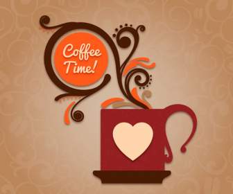 Pattern Coffee Background