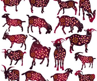 Pattern Cut Goat Design