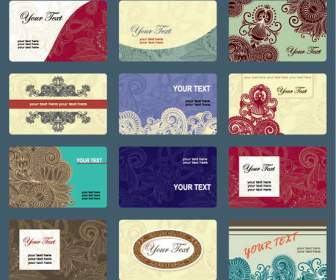 Pattern Plate Line Card Template Texture