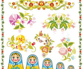 Pattern With Russia Doll