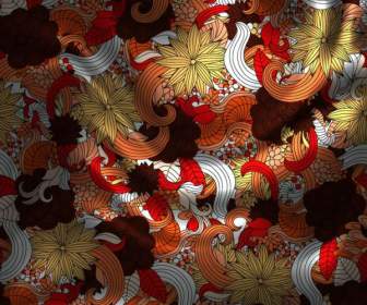Patterned Silk Exquisite Background