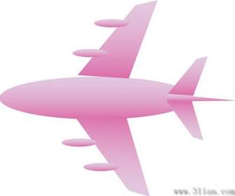 ピンクの飛行機