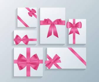 Pink Bow Cards