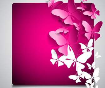 粉红色的蝴蝶主题