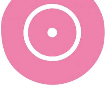 Pink Cd Icon Material