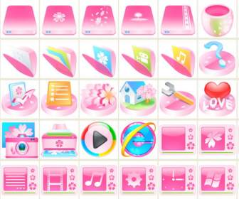 pink desktop icon png