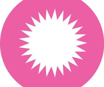 Pink Gear Icon Material