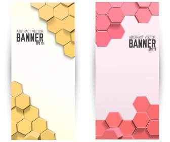 Pink Honeycomb Background Shading Template