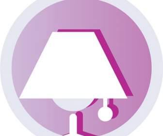 Pink Lamp Icon