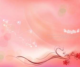 Pink Romantic Psd Background Material