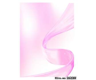 粉色絨面液體形狀 Psd 素材