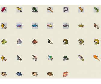 pixel fish ico icons
