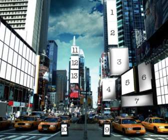 planning and design of urban architectural billboard psd material
