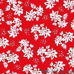 Plant A Red Background Pattern