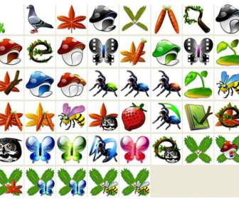 plant and animal computer icons png