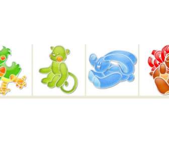 png cartoon animal icons