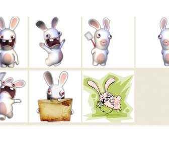 Iconos De Conejo De Dibujos Animados PNG