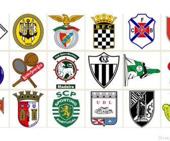 ポルトガルのサッカー クラブのバッジ アイコン