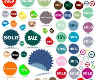 Promotional Price Round Labels
