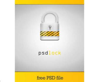 PSD File Terkunci Ikon