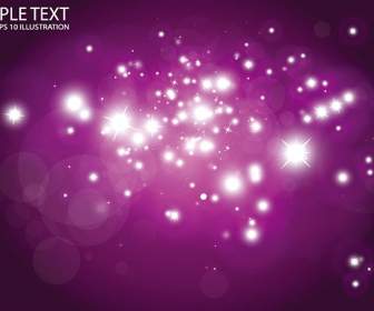 Purple Beauty Starlight Background
